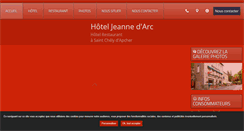 Desktop Screenshot of hotel-jeannedarc.fr