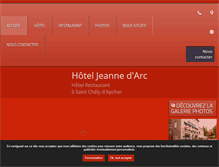 Tablet Screenshot of hotel-jeannedarc.fr